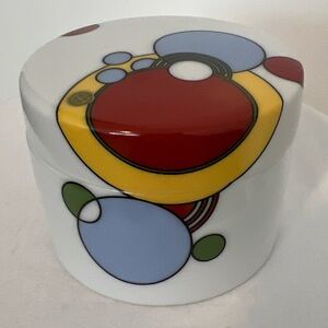 Tiffany & Co Frank Lloyd Wright Cabaret Porcelain Trinket Box